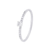 Pure Elegance Platinum Diamond Ring - 950Pt Platinum - GEMHUB