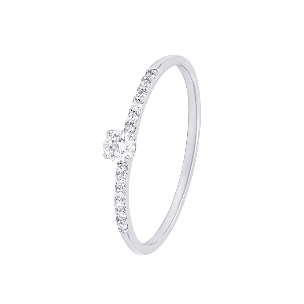 Pure Elegance Platinum Diamond Ring - 950Pt Platinum - GEMHUB