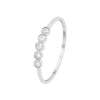 5 Stone Platinum Diamond Ring - 950Pt Platinum - GEMHUB