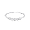 5 Stone Platinum Diamond Ring - Image 3 - GEMHUB