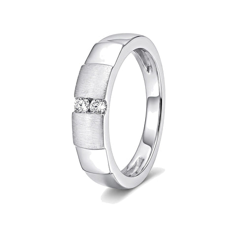 Sleek Platinum Ring For Men - 950Pt Platinum - GEMHUB