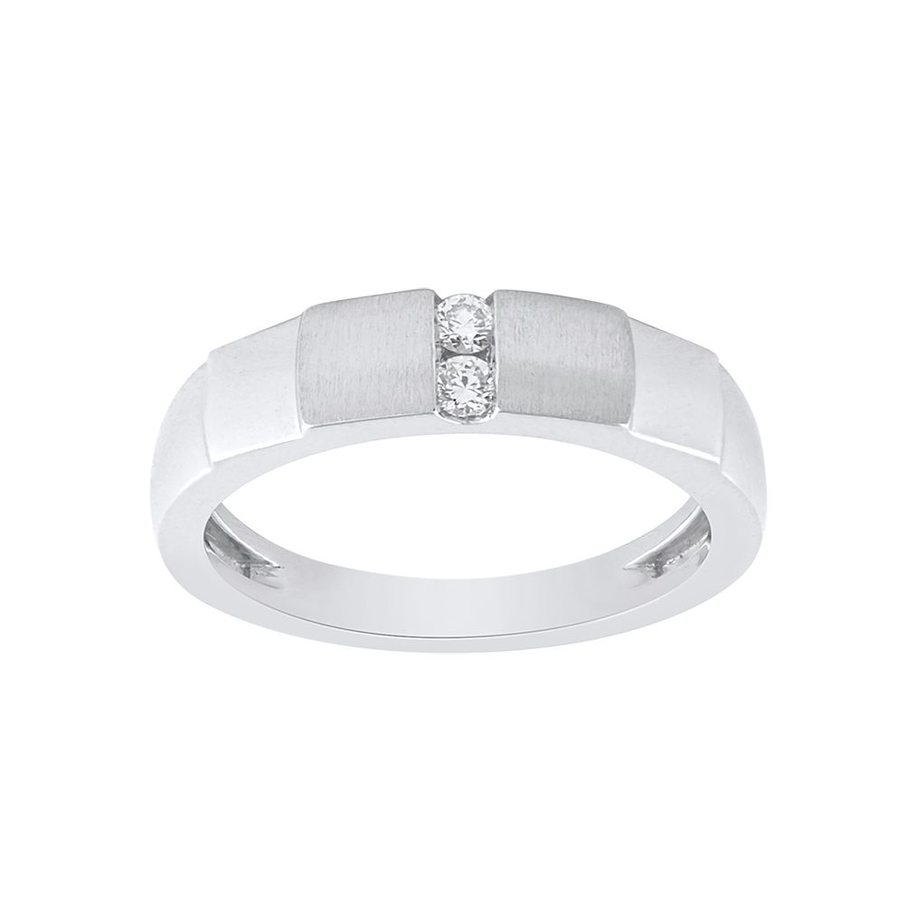 Sleek Platinum Ring For Men - Image 2 - GEMHUB