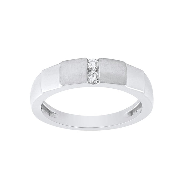 Sleek Platinum Ring For Men - Image 2 - GEMHUB