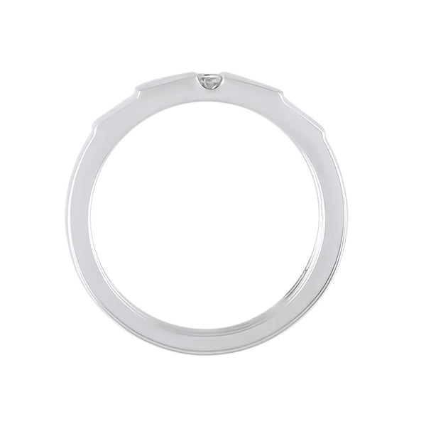 Sleek Platinum Ring For Men - Image 3 - GEMHUB