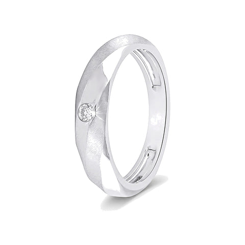 Resilient Platinum Ring For Men - 950Pt Platinum - GEMHUB