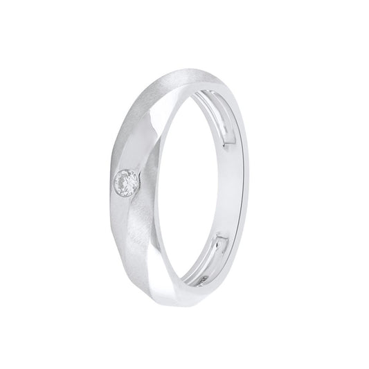 Resilient Platinum Ring For Men - 950Pt Platinum - GEMHUB