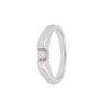 Classy Platinum and White Gold Band - 950Pt Platinum - GEMHUB