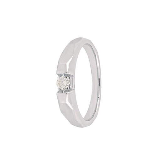Classy Platinum and White Gold Band - 950Pt Platinum - GEMHUB