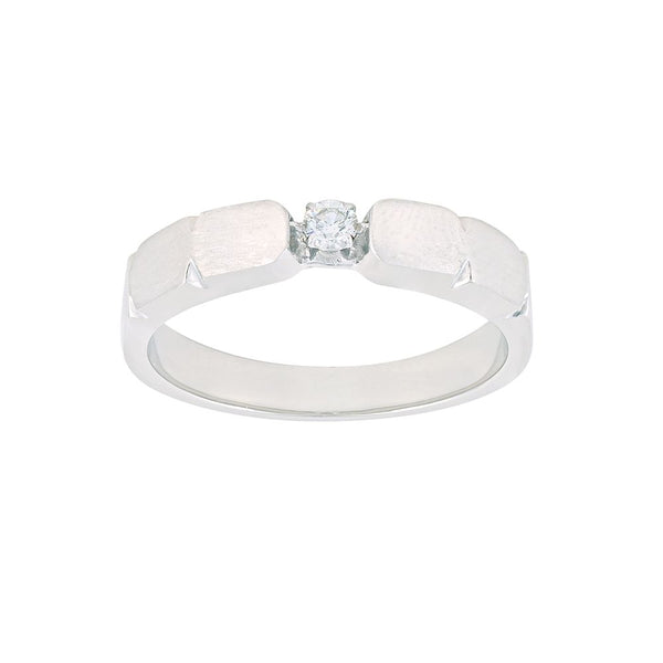 Sophisticated Platinum and Diamond Men's Band - Image 2 - GEMHUB