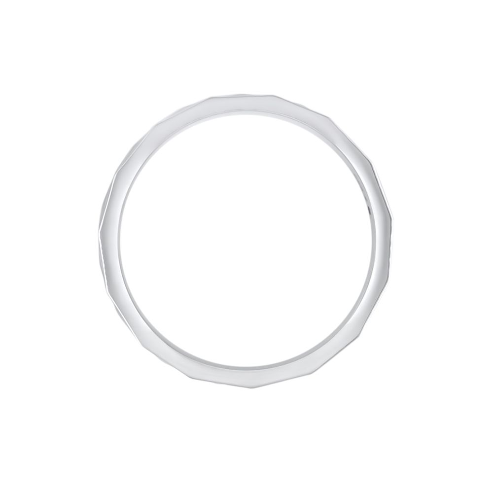 Polished Platinum Ring For Men - Image 3 - GEMHUB