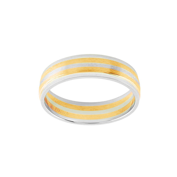 Lavish Dual Metal Platinum Ring - Image 2 - GEMHUB