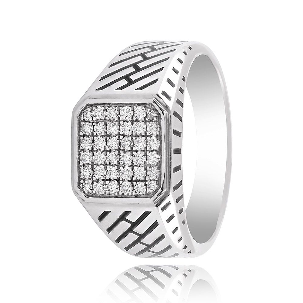 Stary Constellation Diamond Ring - 950Pt Platinum - GEMHUB