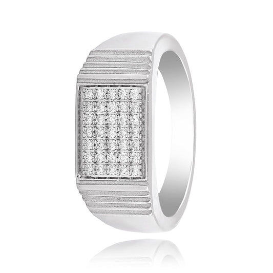 Diamond Sparkle Ring - 950Pt Platinum - GEMHUB