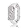 Artistic Diamond Ring in 950Pt Platinum