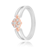 Centre Bloom Diamond Ring - 950Pt Platinum - GEMHUB