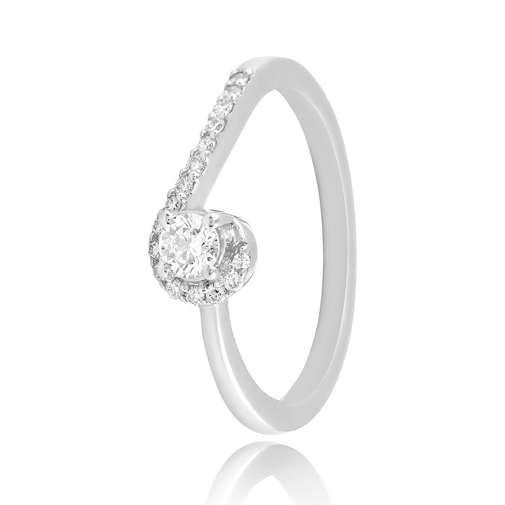 Brilliance Platinum Diamond Ring - 950Pt Platinum - GEMHUB