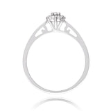 Diamond Floral Cluster Ring - Image 2 - GEMHUB