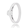 Diamond Floral Cluster Ring - 950Pt Platinum - GEMHUB