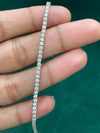 Certified 3.25Ct Lab-Grown/CVD Diamond Tennis Bracelet Women's 18k White Gold - Image 3 - GEMHUB