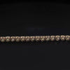 Genuine Lab-Grown/CVD Diamond Tennis Wedding Bracelet 18k Rose Gold 3.25 mm - Image 4 - GEMHUB