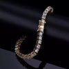 Genuine Lab-Grown/CVD Diamond Tennis Wedding Bracelet 18k Rose Gold 3.25 mm - Image 6 - GEMHUB