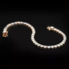 Genuine Lab-Grown/CVD Diamond Tennis Wedding Bracelet 18k Rose Gold 3.25 mm - Image 3 - GEMHUB
