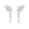 Marquise Cut Natural Certified Diamond Drop Dangel Earrings In 14k White Gold - Image 3 - GEMHUB