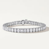 Natural 5.00CT Diamond Tennis Bracelet 14k Gold GH/SI