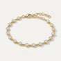 4Ct 100% GH/VS Natural Diamond Women Tennis Bracelet 14Kt Yellow Gold Bezel Set