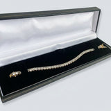 GDGL Certified 14k Yellow Gold 2.00CT Round Cut Natural Diamond Tennis Bracelet in gift box - Image 3 - GEMHUB