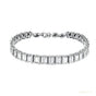 Natural 5.00CT Round Cut Ruby & Diamond Tennis Bracelet 14k Yellow Gold GH/SI