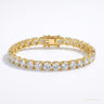 Sparkling 6.00 Ct Natural Diamond Tennis Bracelet 14k Yellow Gold GH/VS in 14kt Yellow Gold
