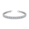 5CT Round Cut Natural Diamond Engagement Gift For Tennis Bracelet 14k White Gold in 14kt White Gold