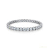 Round 5.75Ct GH/VS Certified Natural Diamond Women's Tennis Bracelet 14k Gold – white background main image