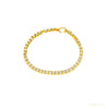Sparkling Natural GH/VS Diamond 14k Gold 3Ct Round Cut Women's Tennis Bracelet – white background main image