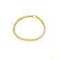 Sparkling Natural GH/VS Diamond 14k Gold 3Ct Round Cut Women's Tennis Bracelet