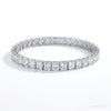 Special 5CT Round Cut Natural Diamond Tennis Bracelet Gift 14k Yellow Gold – white background main image