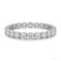 9.50Ct Round Certified Natural Diamond Tennis Bracelet 14k White Gold GIA Passed