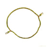 UGL Certified Natural Green Emerald Round Tennis Bracelet Daily Wear 14k Gold – white background main image