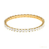 Sparkling 9.50Ct Natural Diamond Tennis Bracelet 14k Yellow Gold Certified Round – white background main image