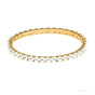 Sparkling 9.50Ct Natural Diamond Tennis Bracelet 14k Yellow Gold Certified Round