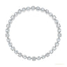 IGI Natural 4.00Ct Diamond 3-Prongs Set Martini Style Tennis Bracelet 14Kt Gold in 14kt Yellow Gold