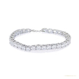 Luxury Bridal Tennis Bracelet Wedding Gift 14K White Gold Round Natural Diamond – white background main image