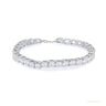 Luxury Bridal Tennis Bracelet Wedding Gift 14K White Gold Round Natural Diamond in 14kt White Gold
