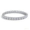 Certified 4.95Ct Round Natural Diamond Exquisite Tennis Bracelet 14k Gold GH/VS – white background main image