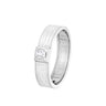 Evergreen Engagement Ring For Men in 950Pt Platinum