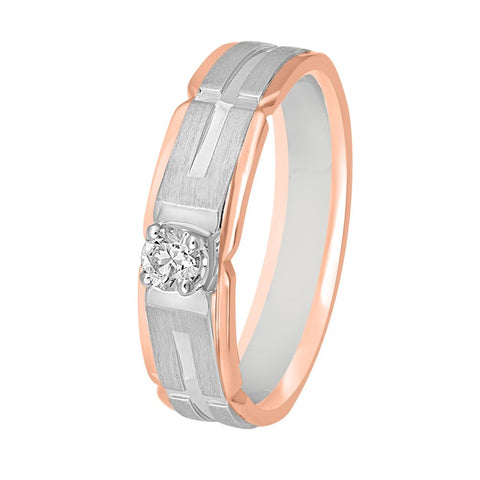 Gracious Diamond Men's Finger Ring - 950Pt Platinum - GEMHUB