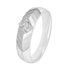 Adoring 950Pt Platinum Finger Ring - 950Pt Platinum - GEMHUB