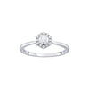 Subtle Diamond and Platinum Finger Ring - Image 2 - GEMHUB