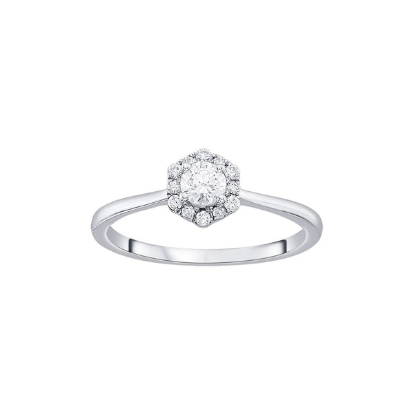 Subtle Diamond and Platinum Finger Ring - Image 2 - GEMHUB